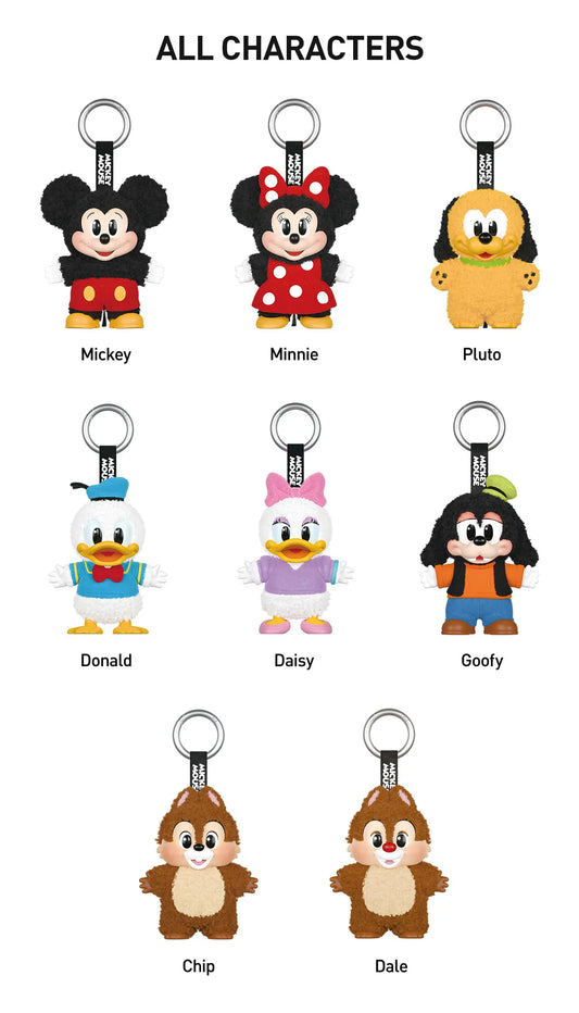 MICKEY FAMILY - CUTE TOGETHER Collectible Plush Doll – Art Toy Blind Box (Single Box)