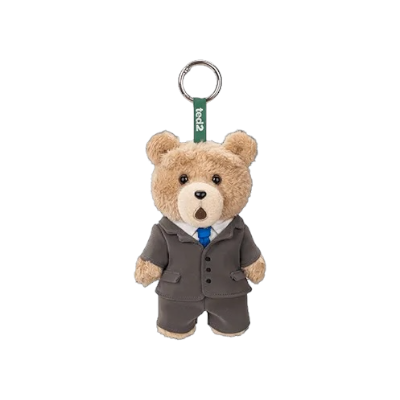 SECRET Ted2 Teddy Bear Action Plush Pendant – Art Toy Blind Box (Single Box)